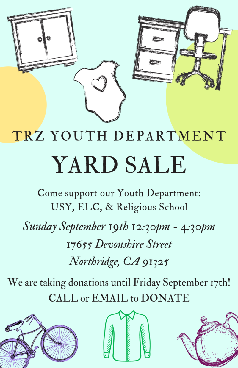 Banner Image for USY Yard Sale