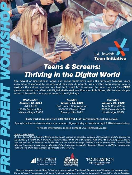 Banner Image for Teens & Screens: Thriving in the Digital World